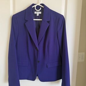 Nine West Women's Vibrant Purple Blazer